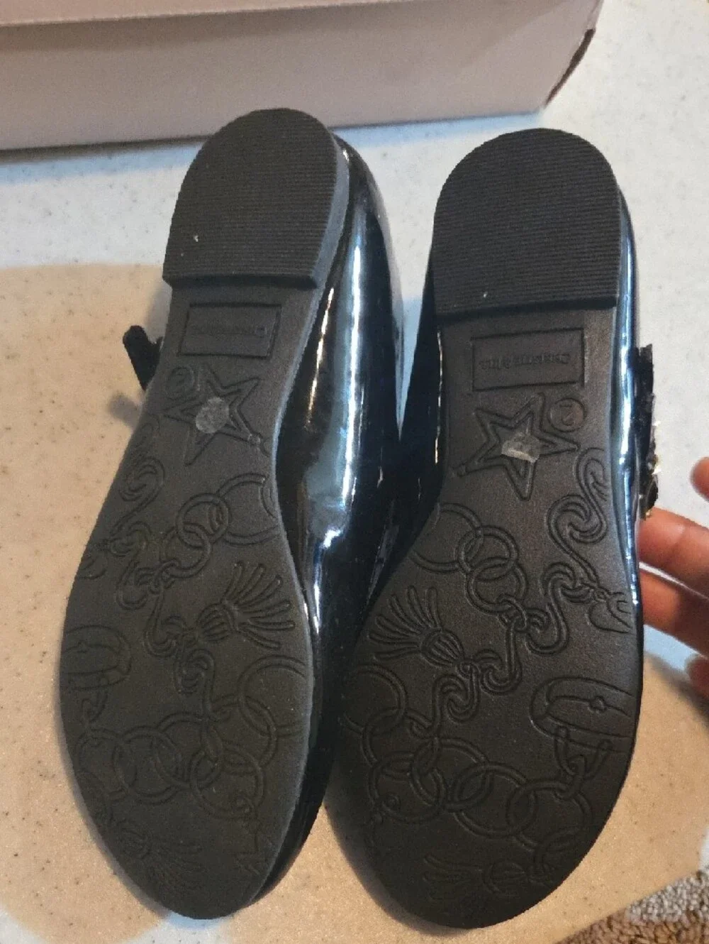 Cherokee Black Patent Mary Jane Girls' Dress Shoes